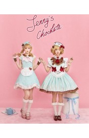 Angel's Heart Jenny's Chocolate Aprons, Short Sleeve OP and Sleeveless OP(Reservation/Full Payment Without Shipping)